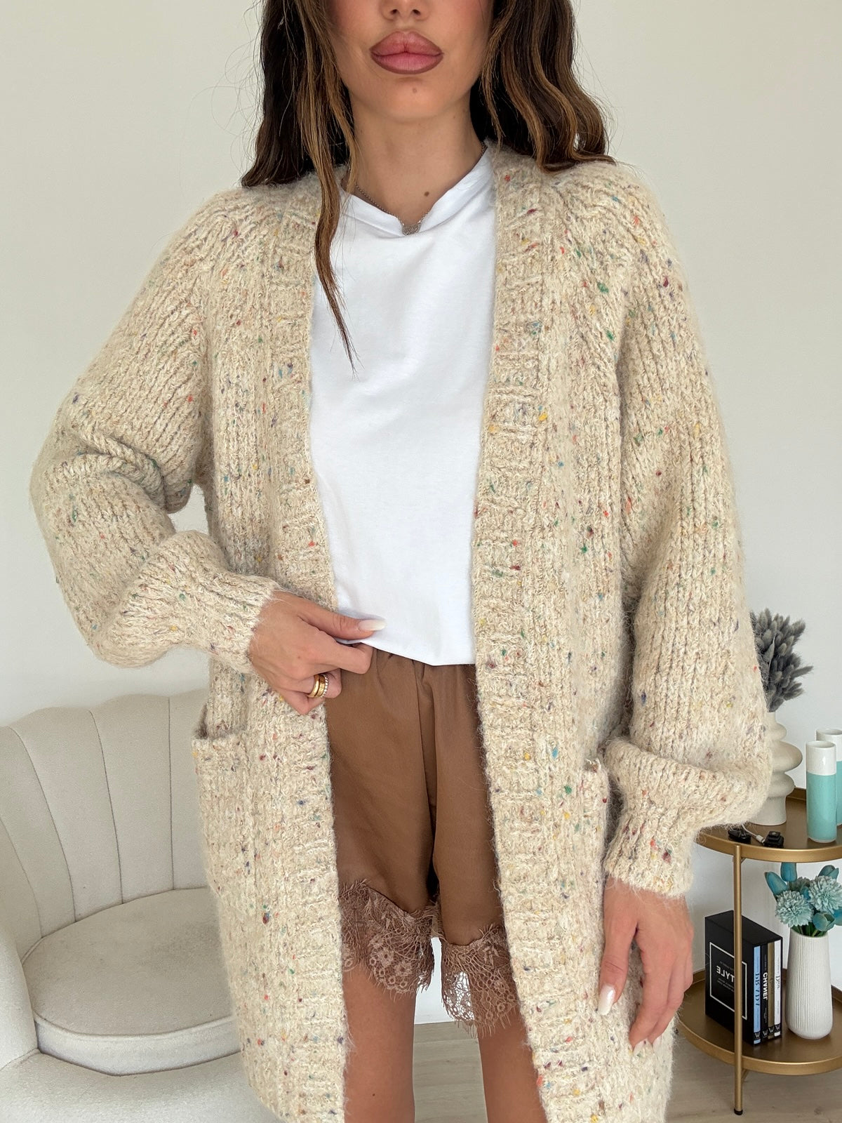 YHC7134-CARDIGAN SMARTIES BURRO