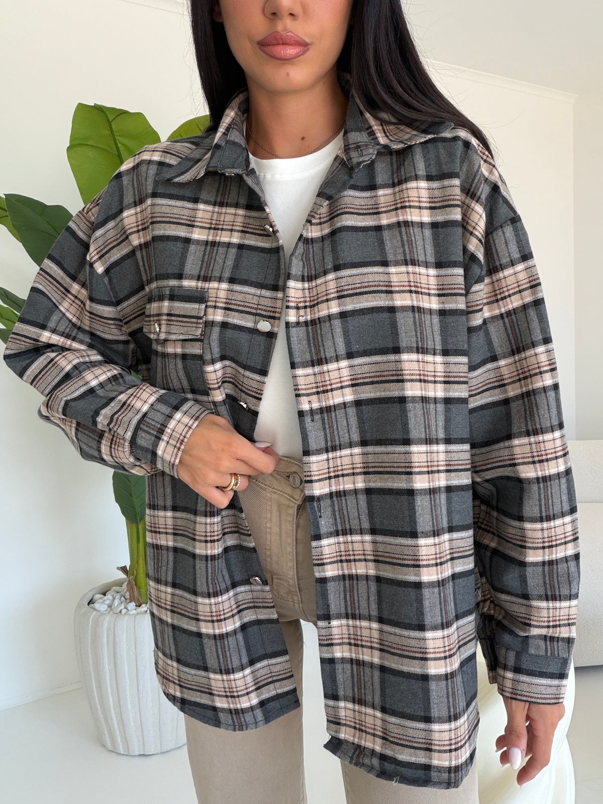 K198-CAMICIA CENTRAL PARK GREY