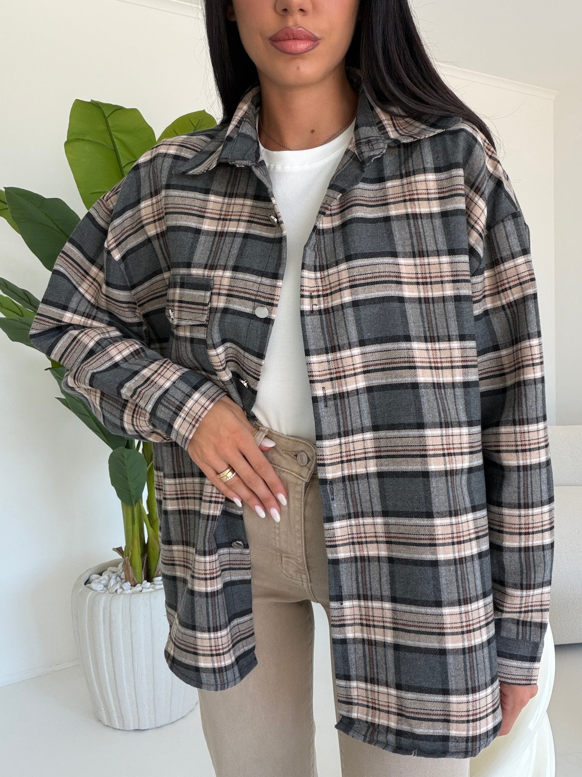 K198-CAMICIA CENTRAL PARK GREY