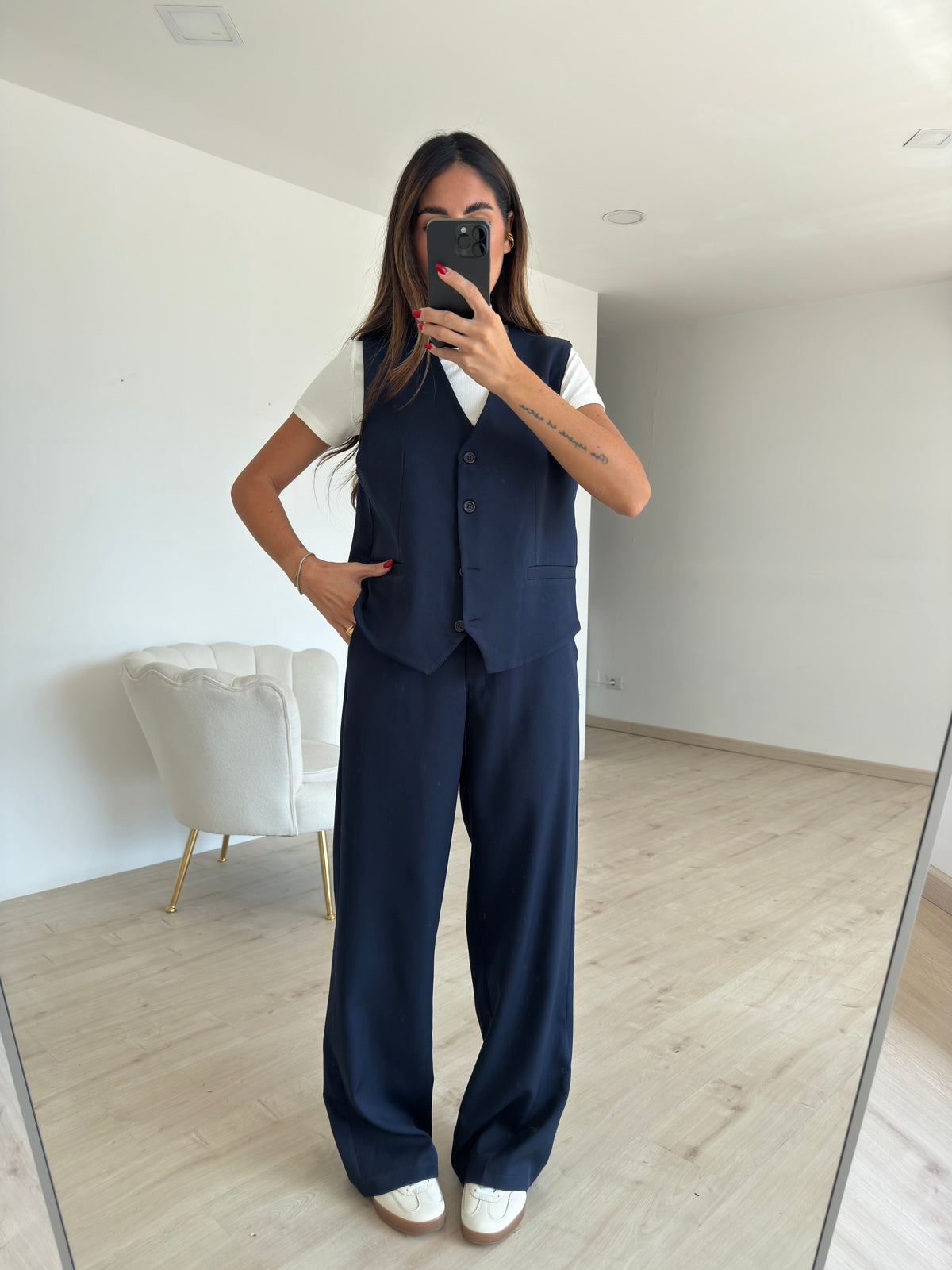 COORDINATO OFFICE NAVY