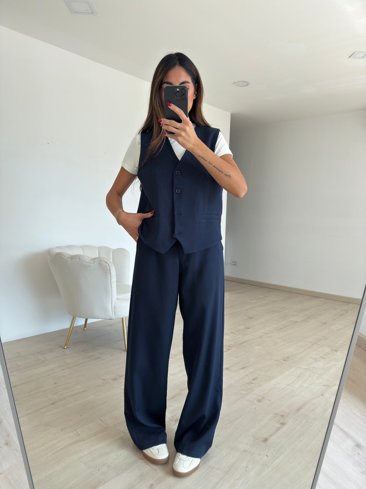 COORDINATO OFFICE NAVY