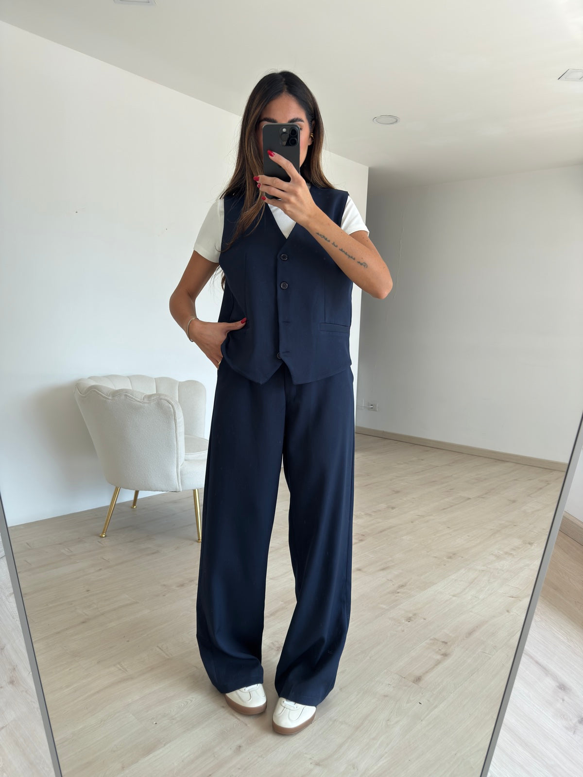 COORDINATO OFFICE NAVY