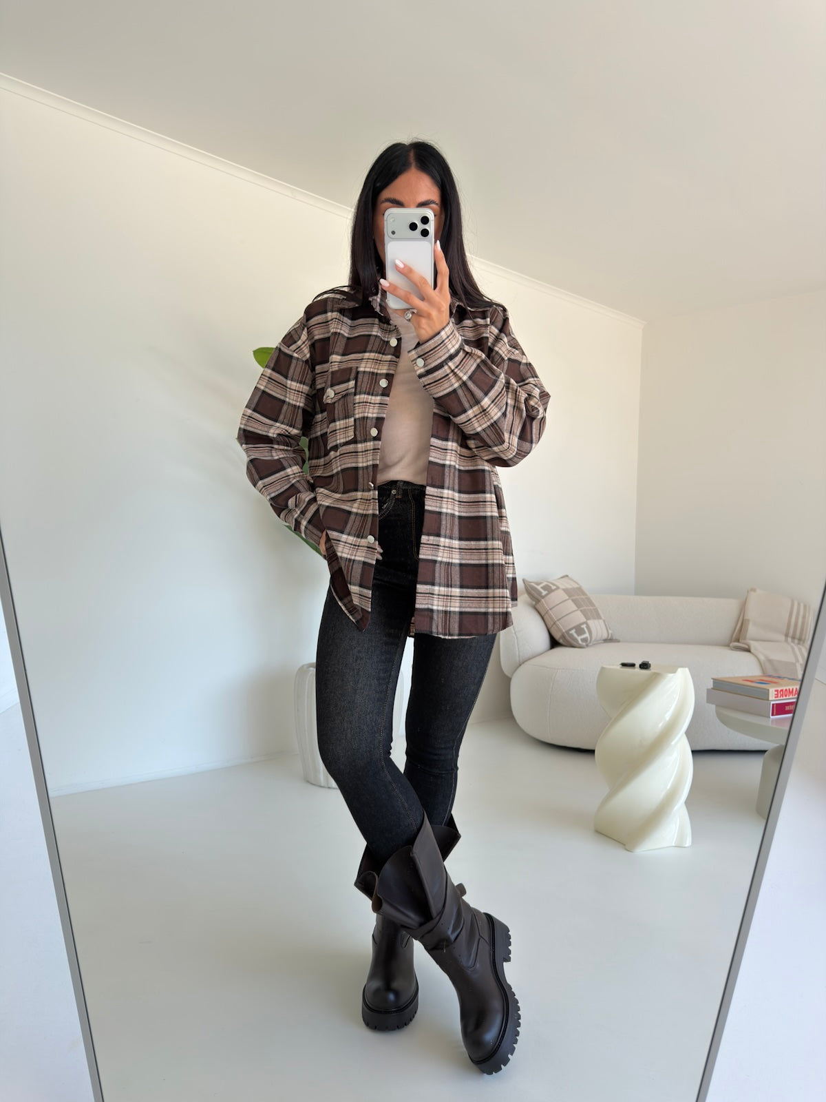 K198-CAMICIA CENTRAL PARK CHOCO
