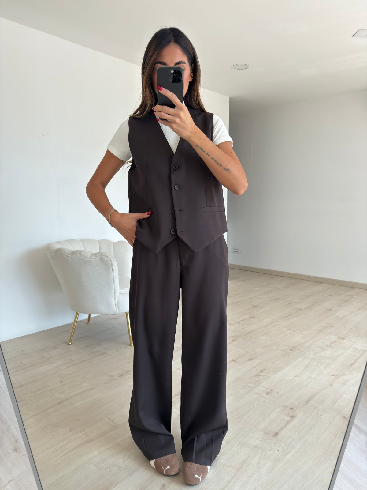 COORDINATO OFFICE CHOCO