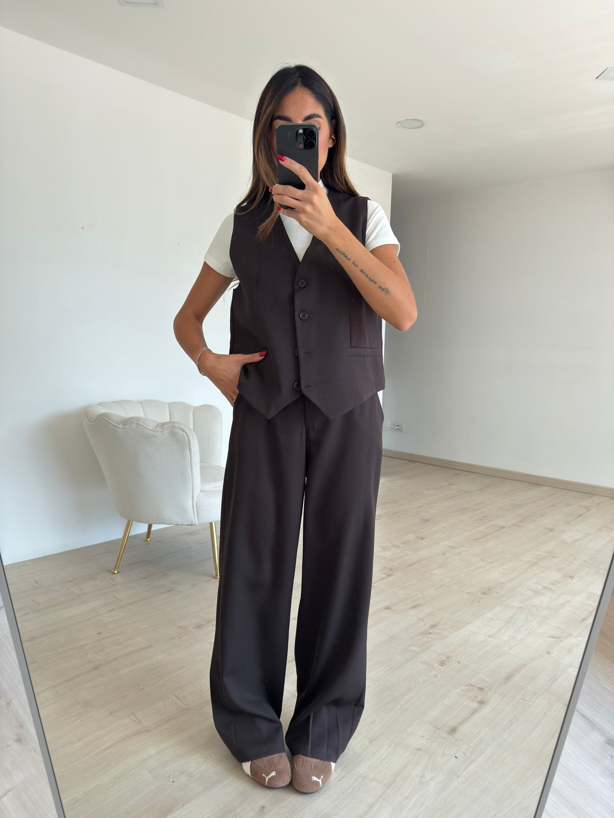 COORDINATO OFFICE CHOCO