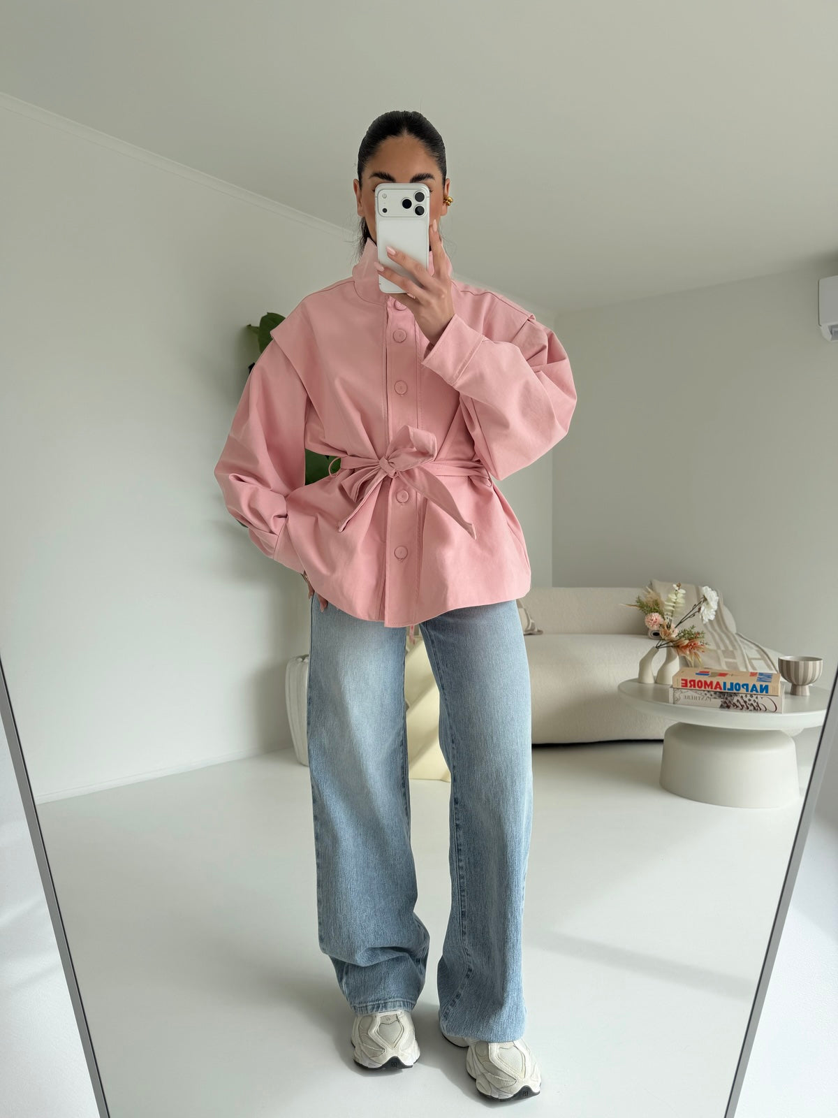 6908- TRENCH ERIKA PINK