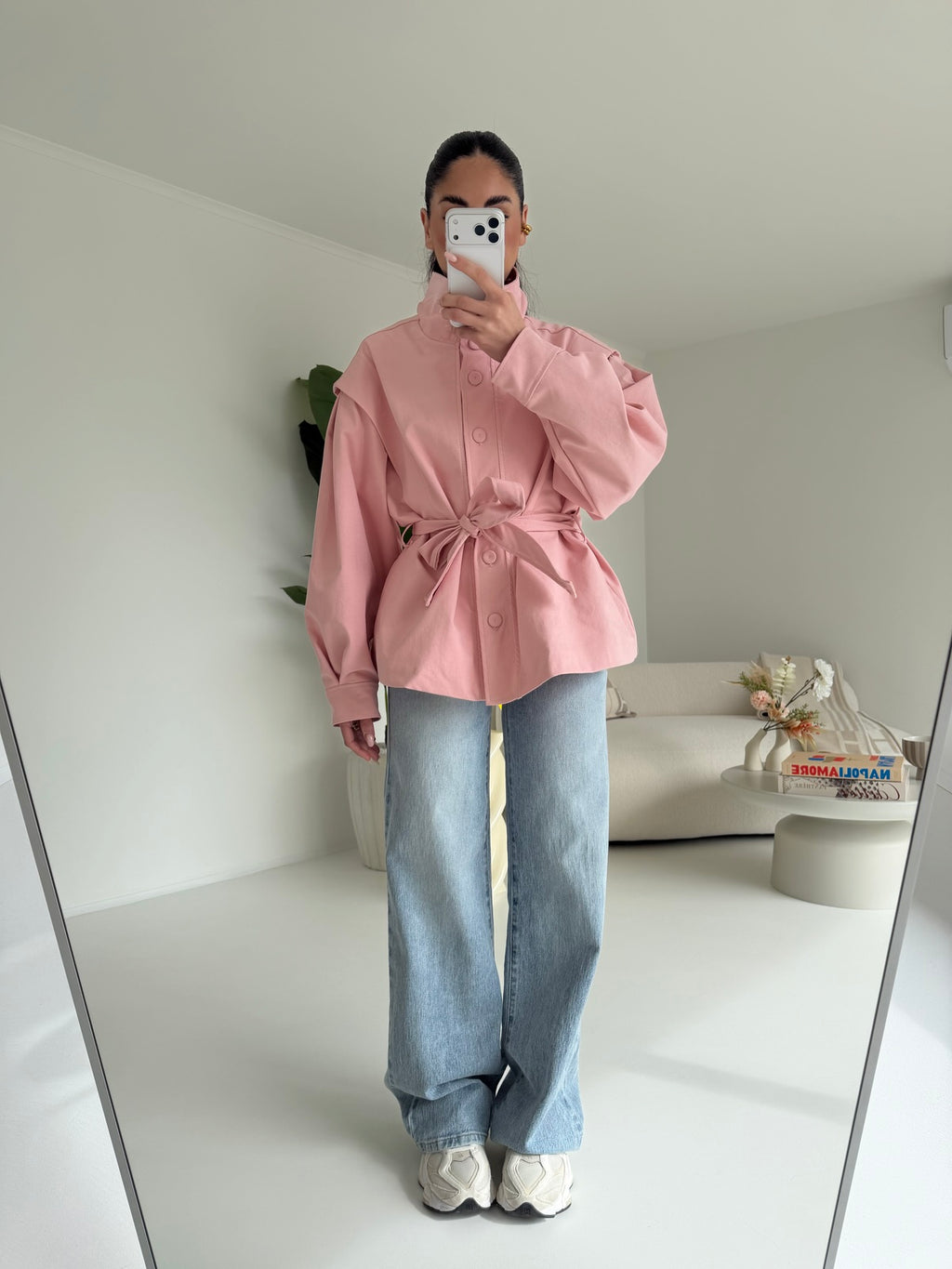 6908- TRENCH ERIKA PINK