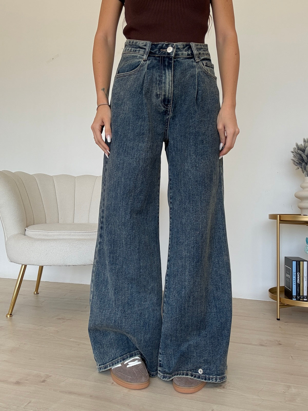 T357-JEANS PALAZZO MYSTERY