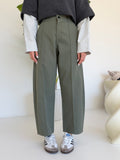 PANTALONE SLOUCHY MILITARE