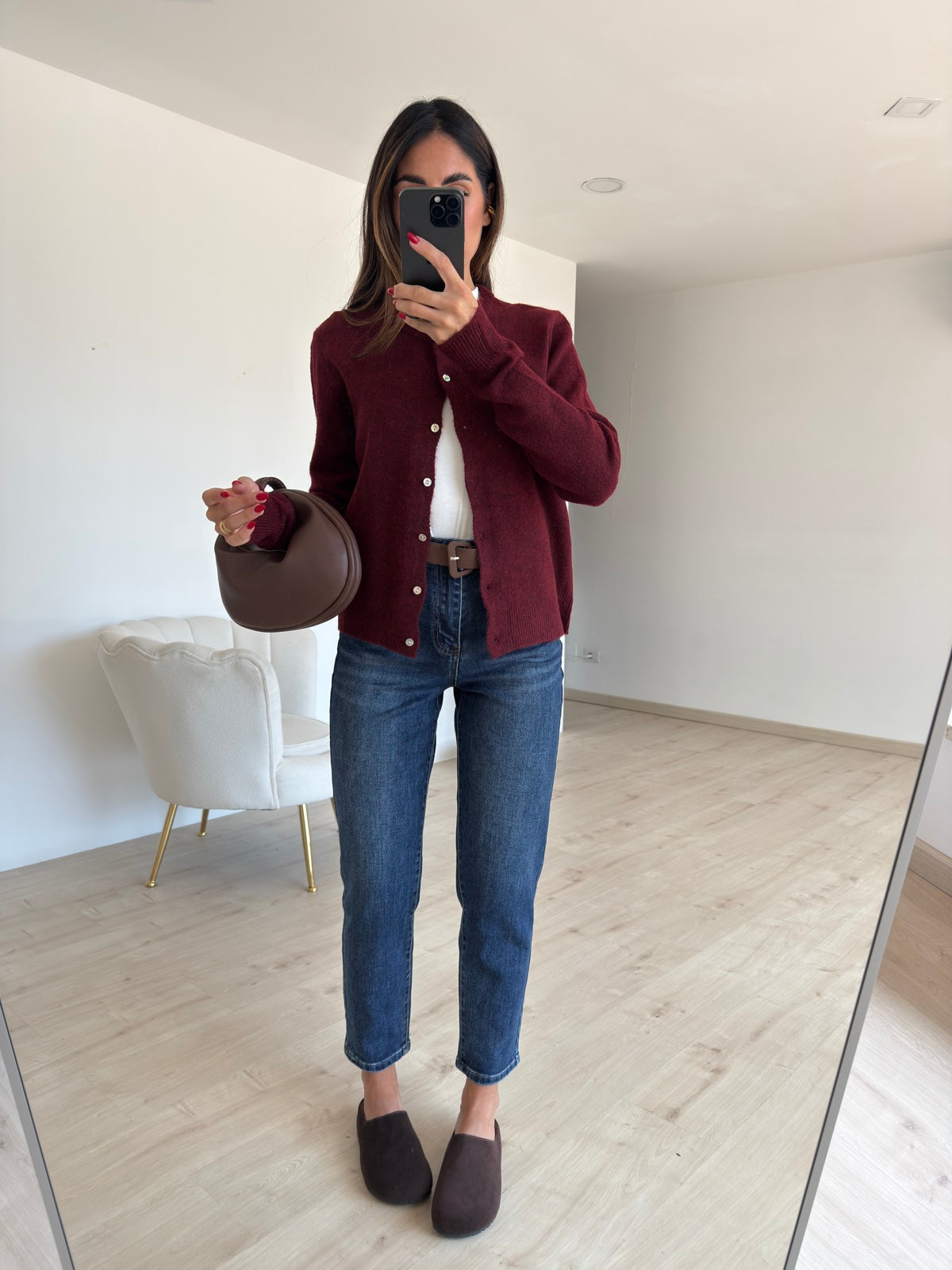T224-JEANS MOM MOD LEVI BLU DENIM