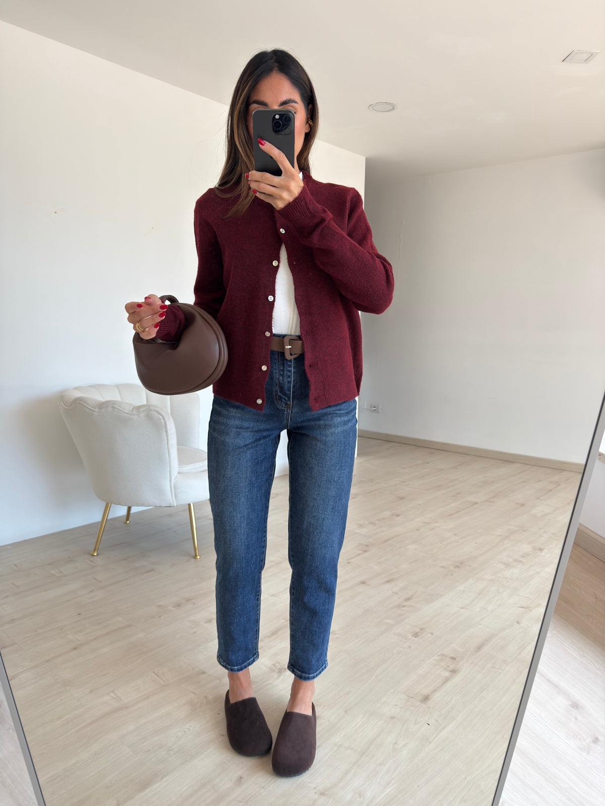 T224-JEANS MOM MOD LEVI BLU DENIM