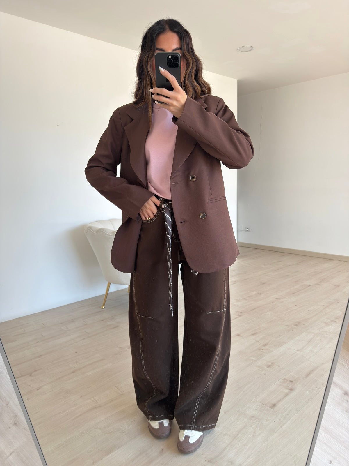 77217-BLAZER MARILYN CHOCO