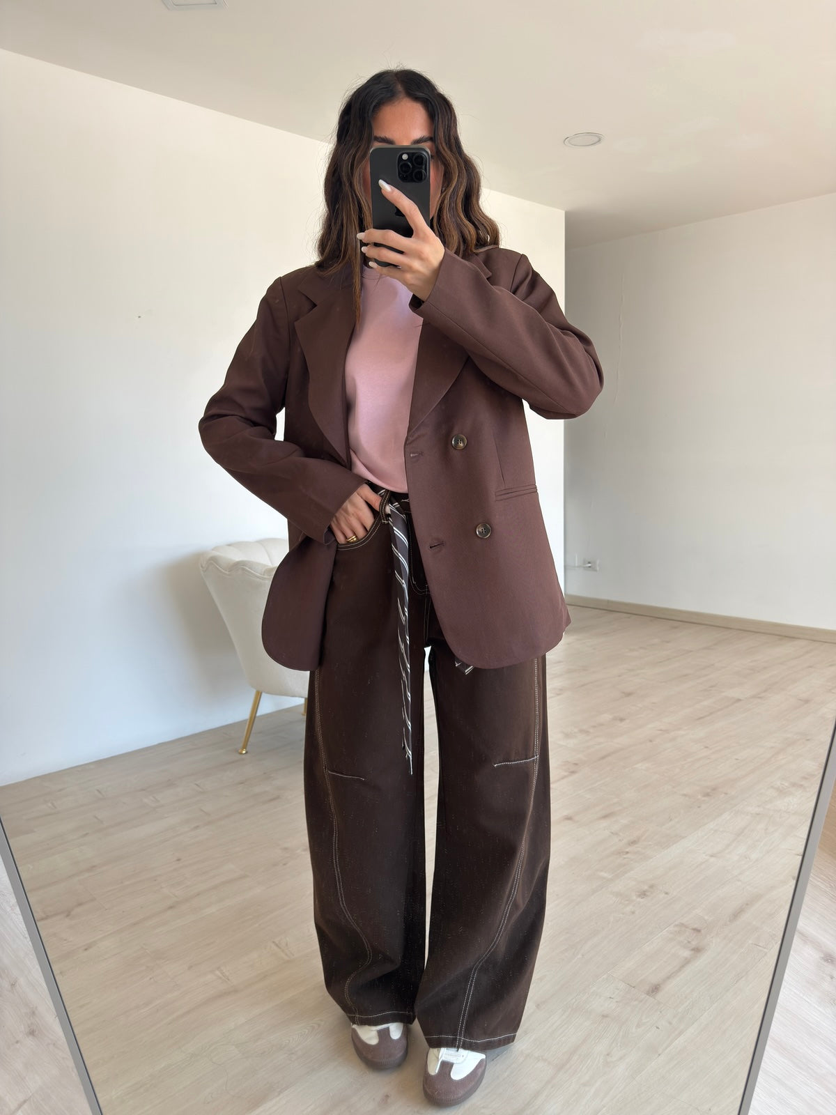 77217-BLAZER MARILYN CHOCO