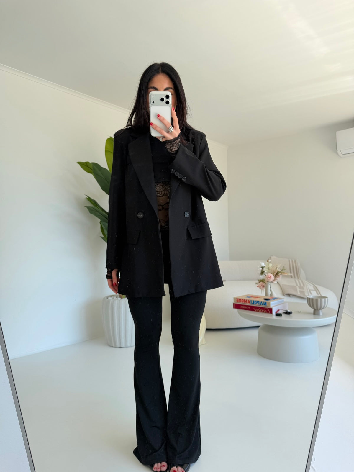 BLAZER DOPPIO BOTTONE NERO