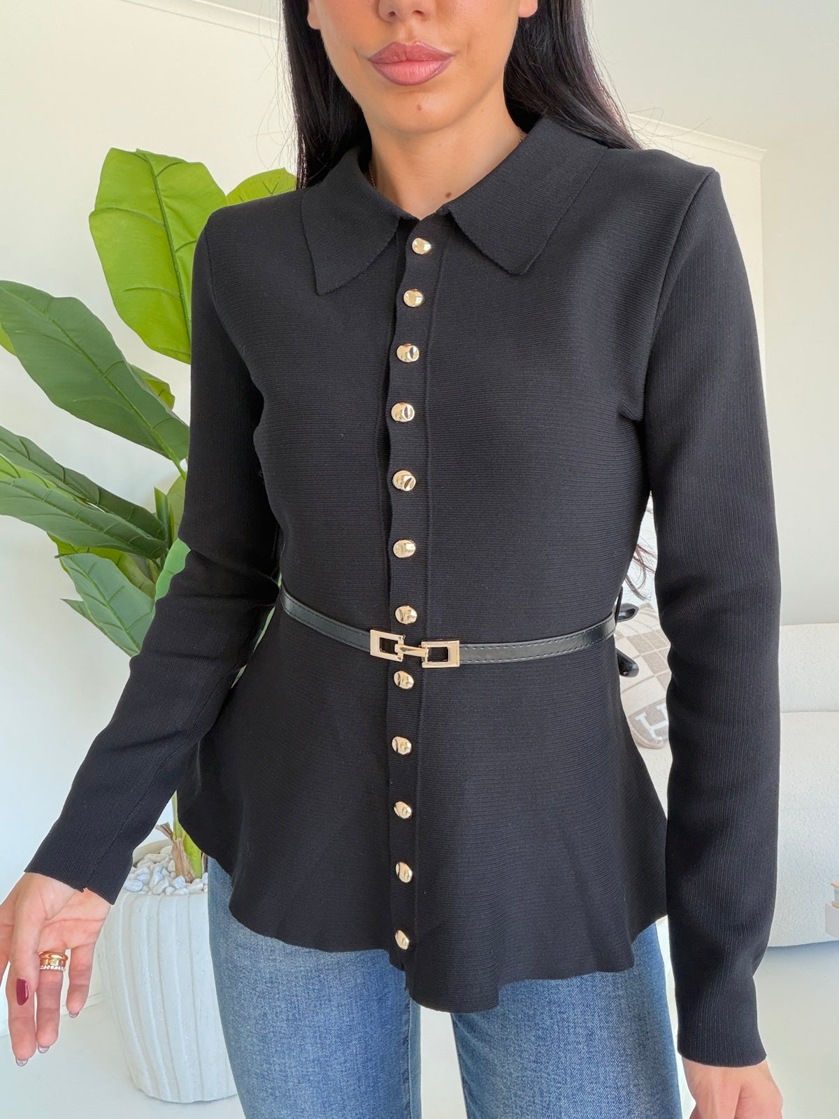 MCY06022-PULL+CINTURA NERO