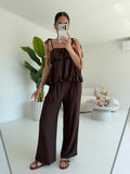 COORDINATO PRESSING CHOCO