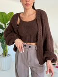 3512-TWINSET JASMINE CHOCO