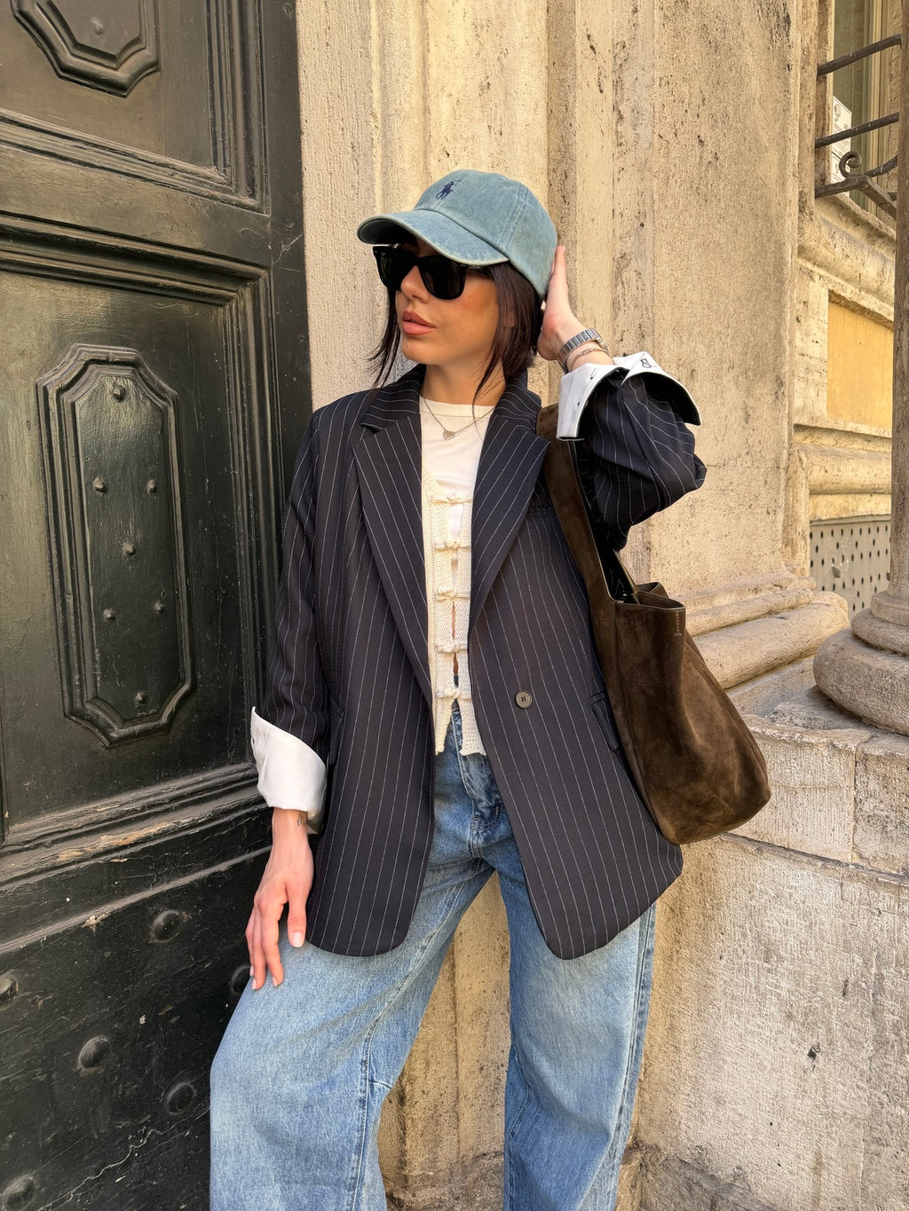 1128-2-BLAZER TRASTEVERE NAVY