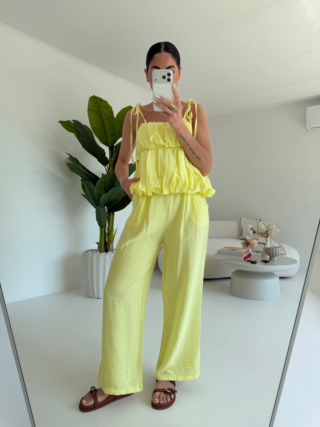 COORDINATO PRESSING YELLOW