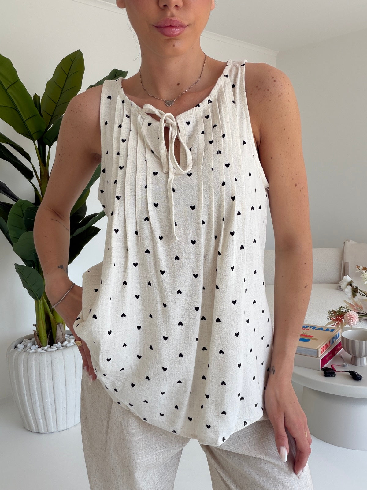K125-BLUSA CUORICINI NAVY