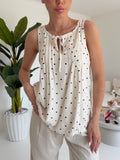 K125-BLUSA CUORICINI NERA