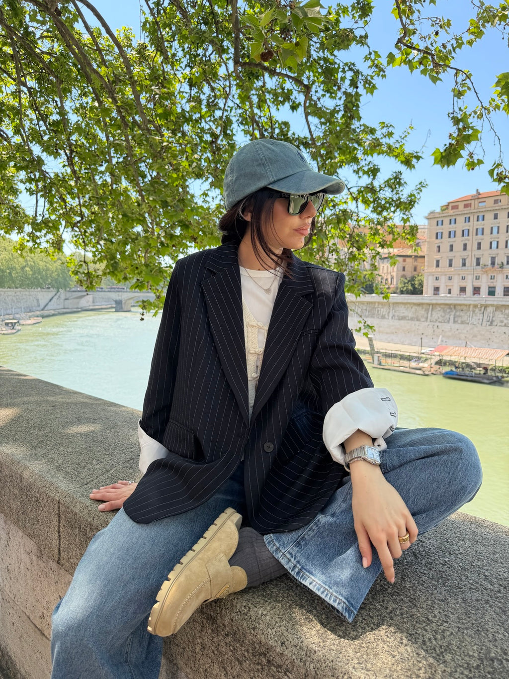 1128-2-BLAZER TRASTEVERE NAVY