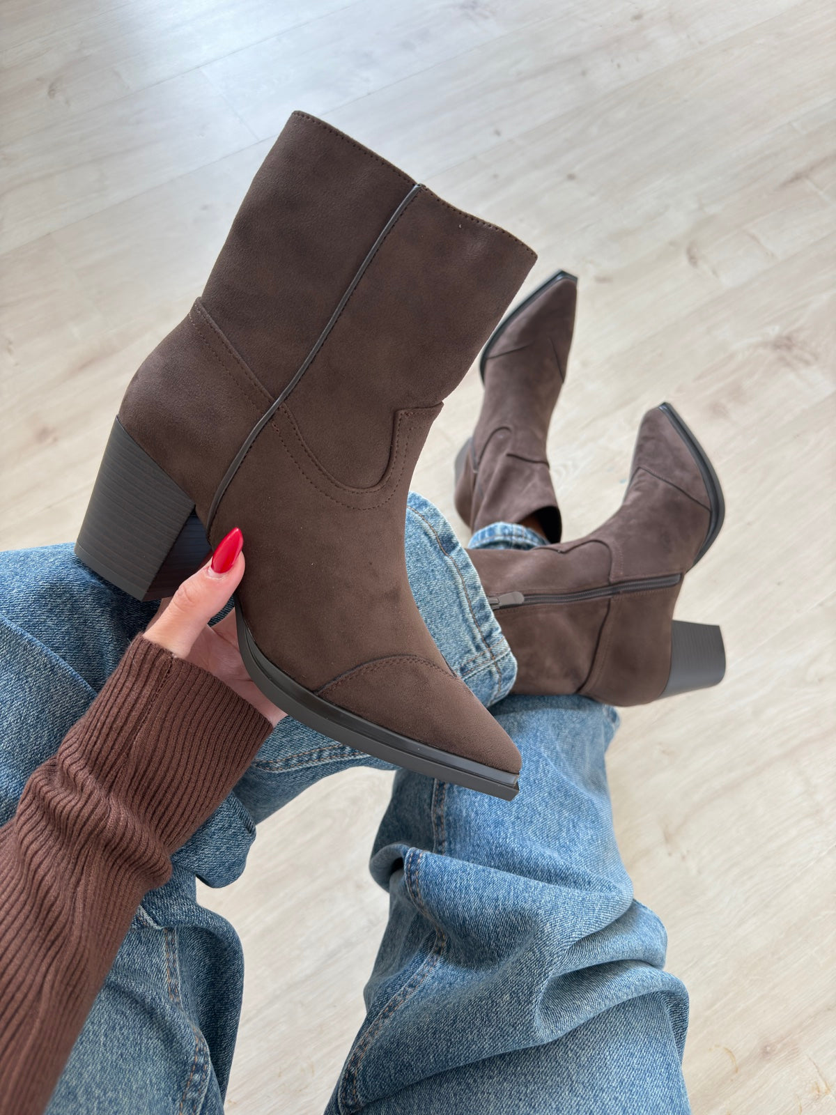 ROXENNE-MINI TEXANO CHOCO