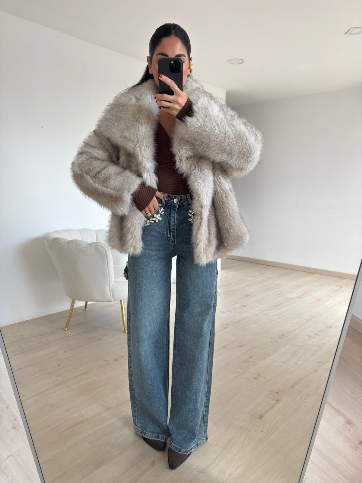 V5022-JEANS PALAZZO LIGHTS