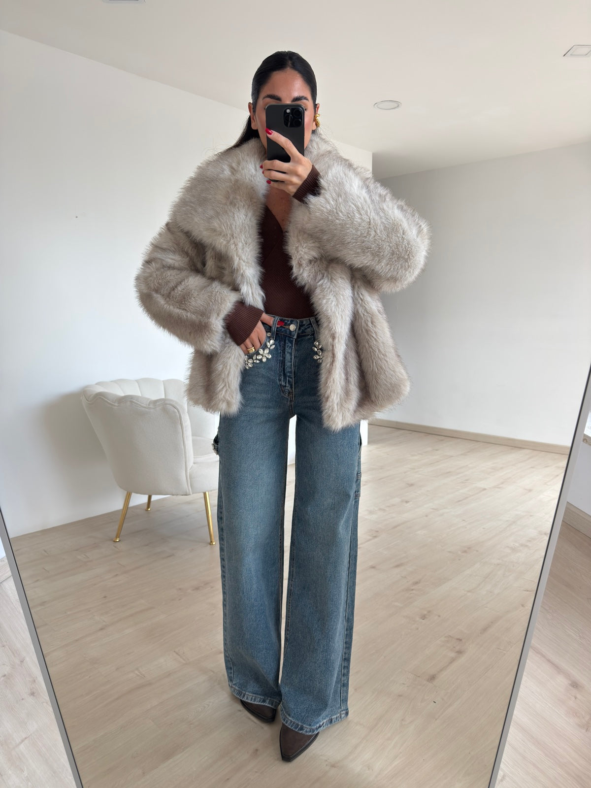 V5022-JEANS PALAZZO LIGHTS