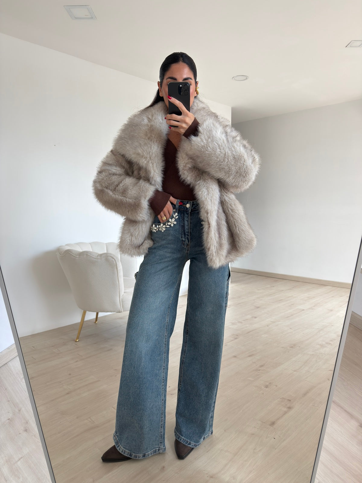 V5022-JEANS PALAZZO LIGHTS