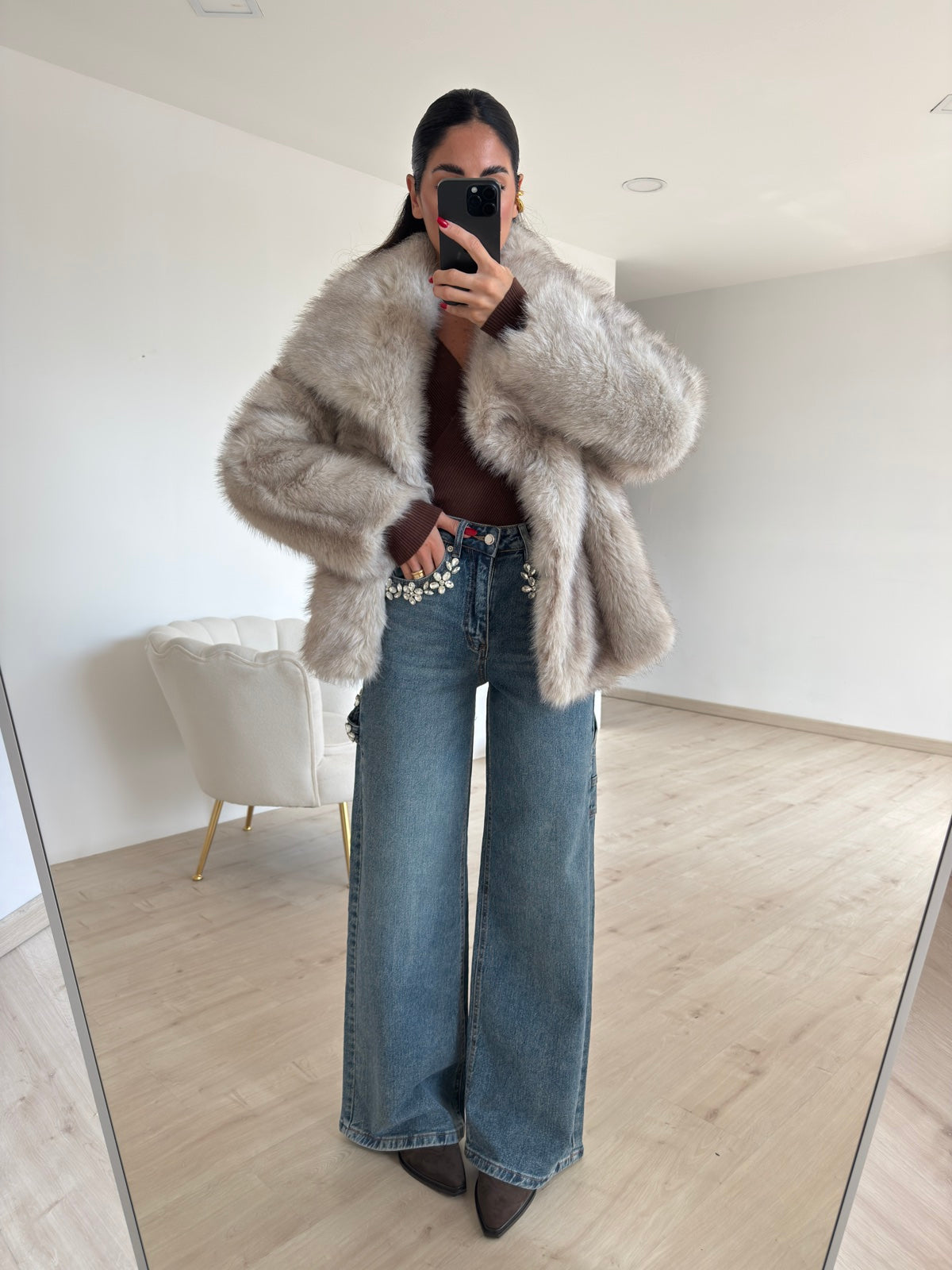 V5022-JEANS PALAZZO LIGHTS