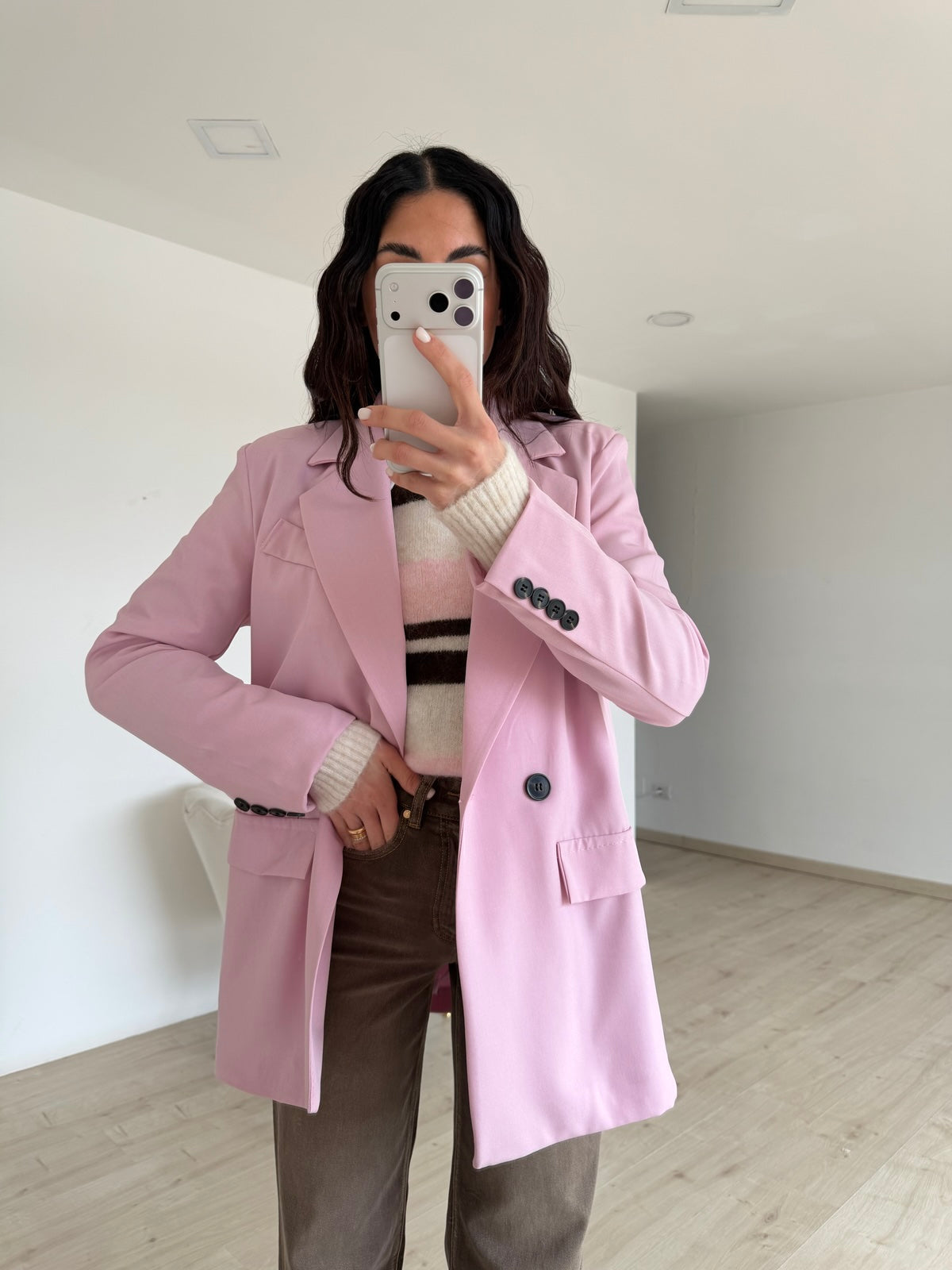 BLAZER DOPPIO BOTTONE PINK