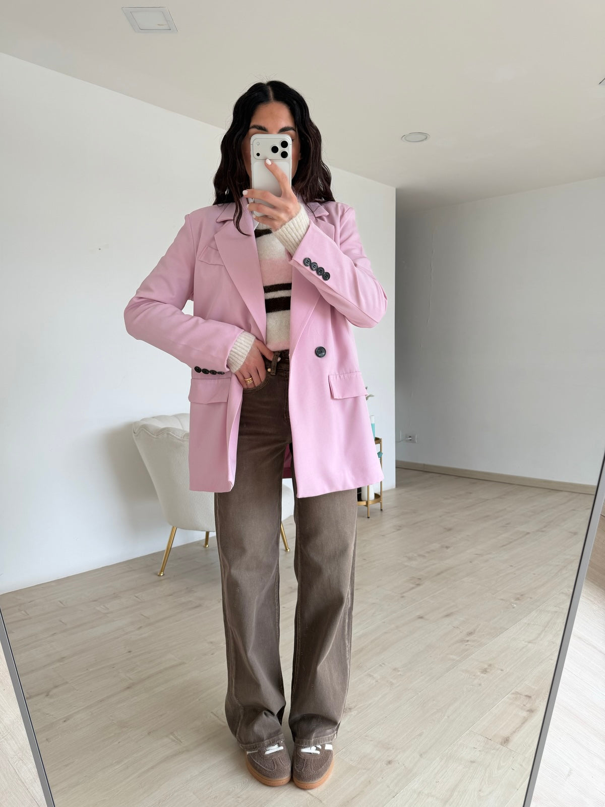 BLAZER DOPPIO BOTTONE PINK