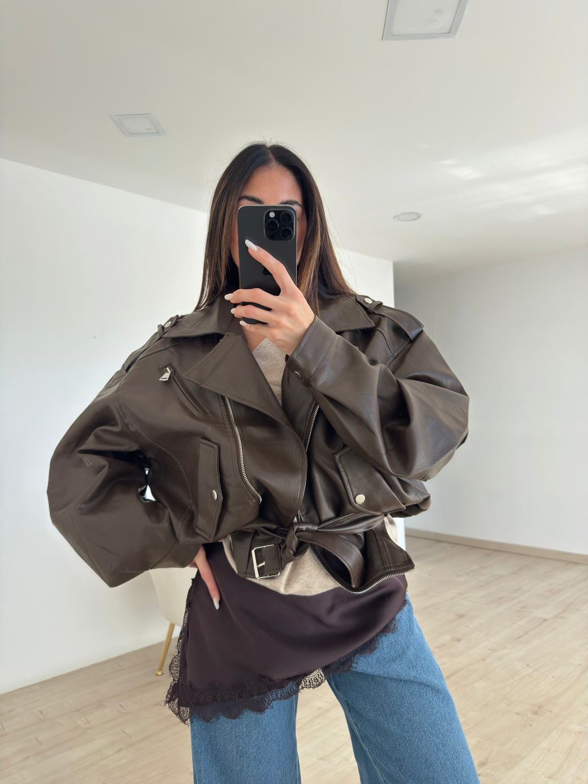 PU10590-BIKER OVERSIZE KINDER