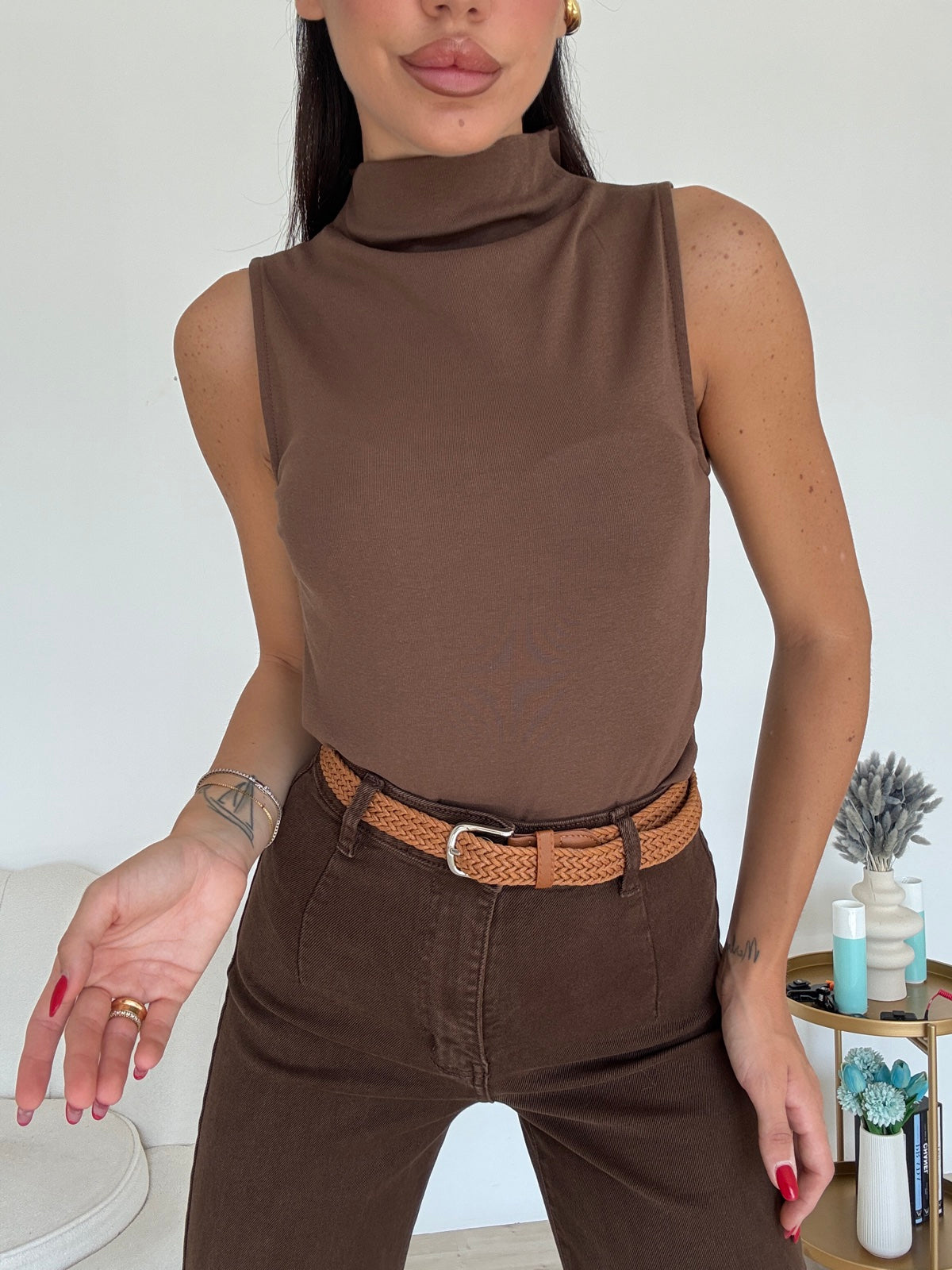 A64551-1-CANOTTA EMPIRE CHOCO