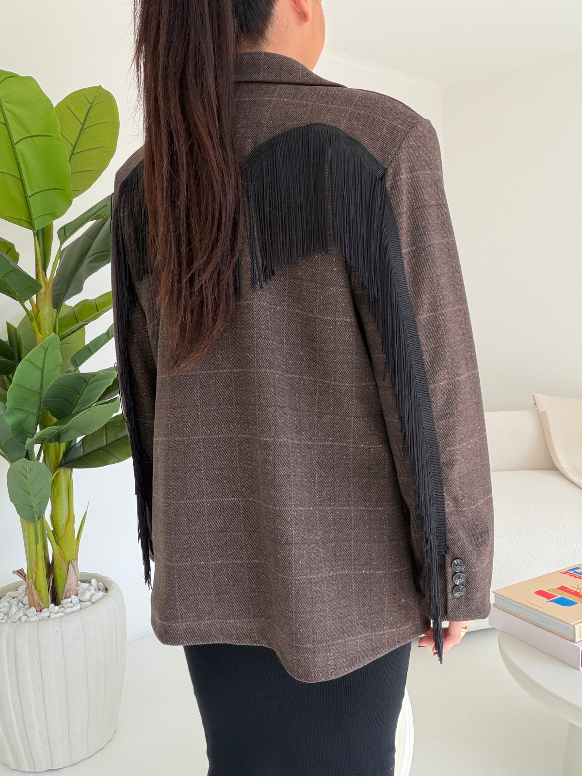 BLAZER FRANGE CHOCO
