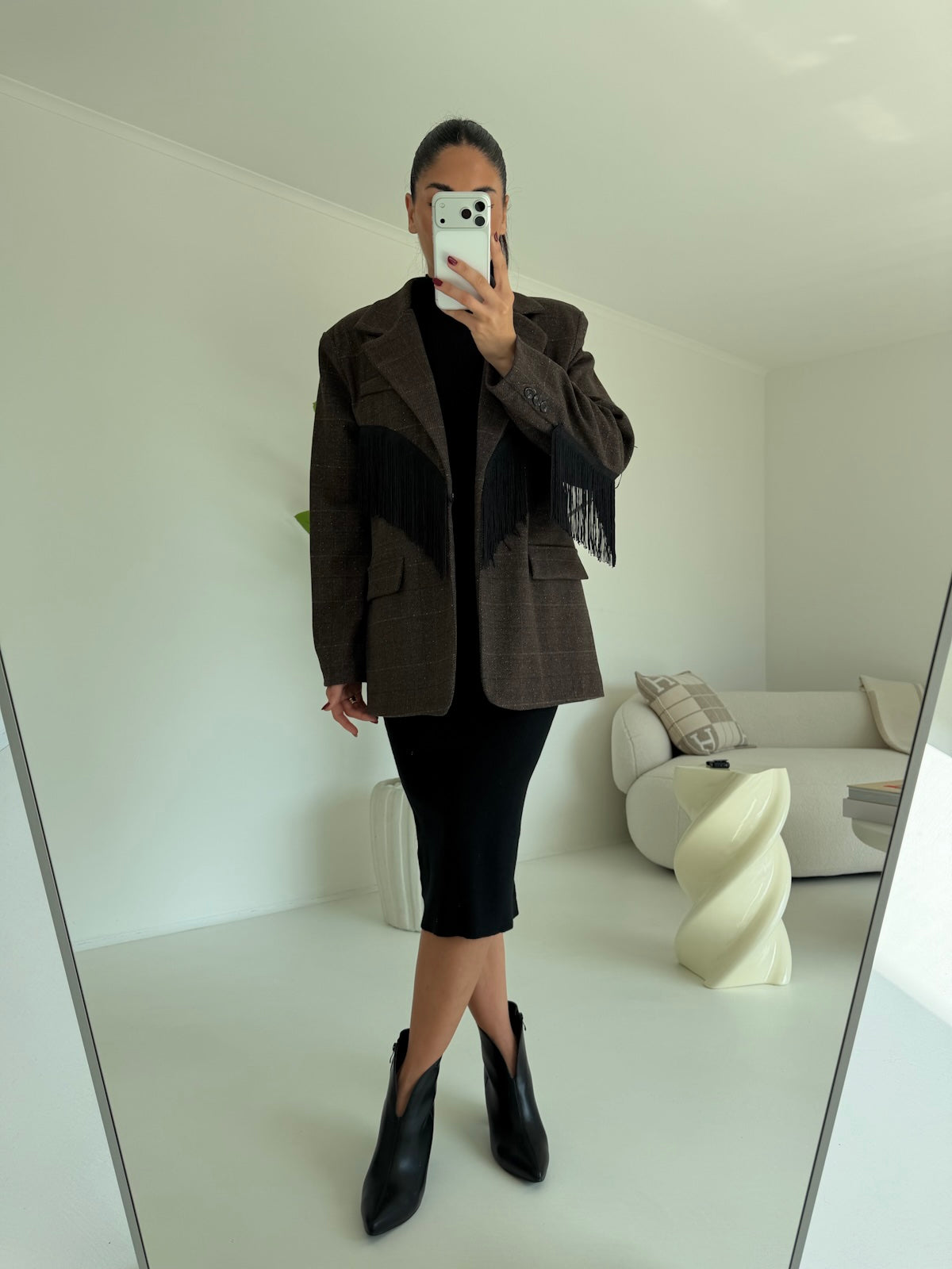 BLAZER FRANGE CHOCO
