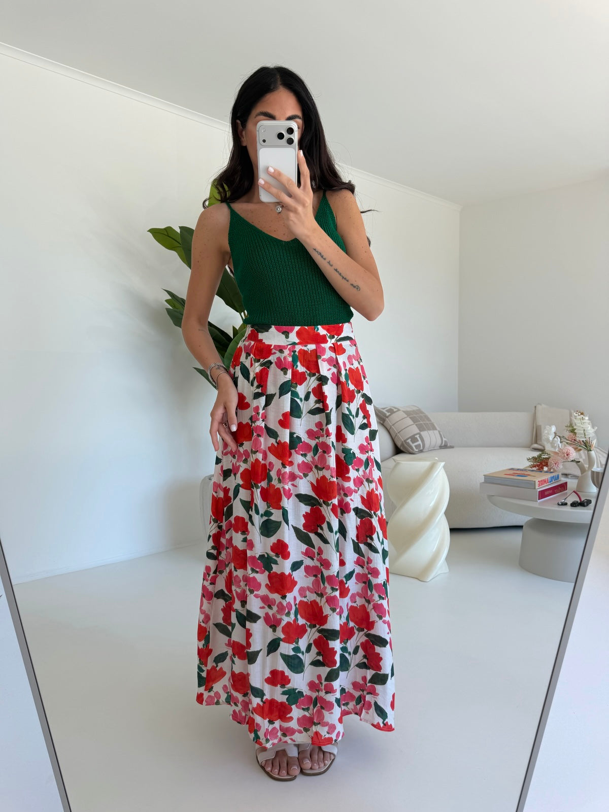 TOP IN FILO VERDE