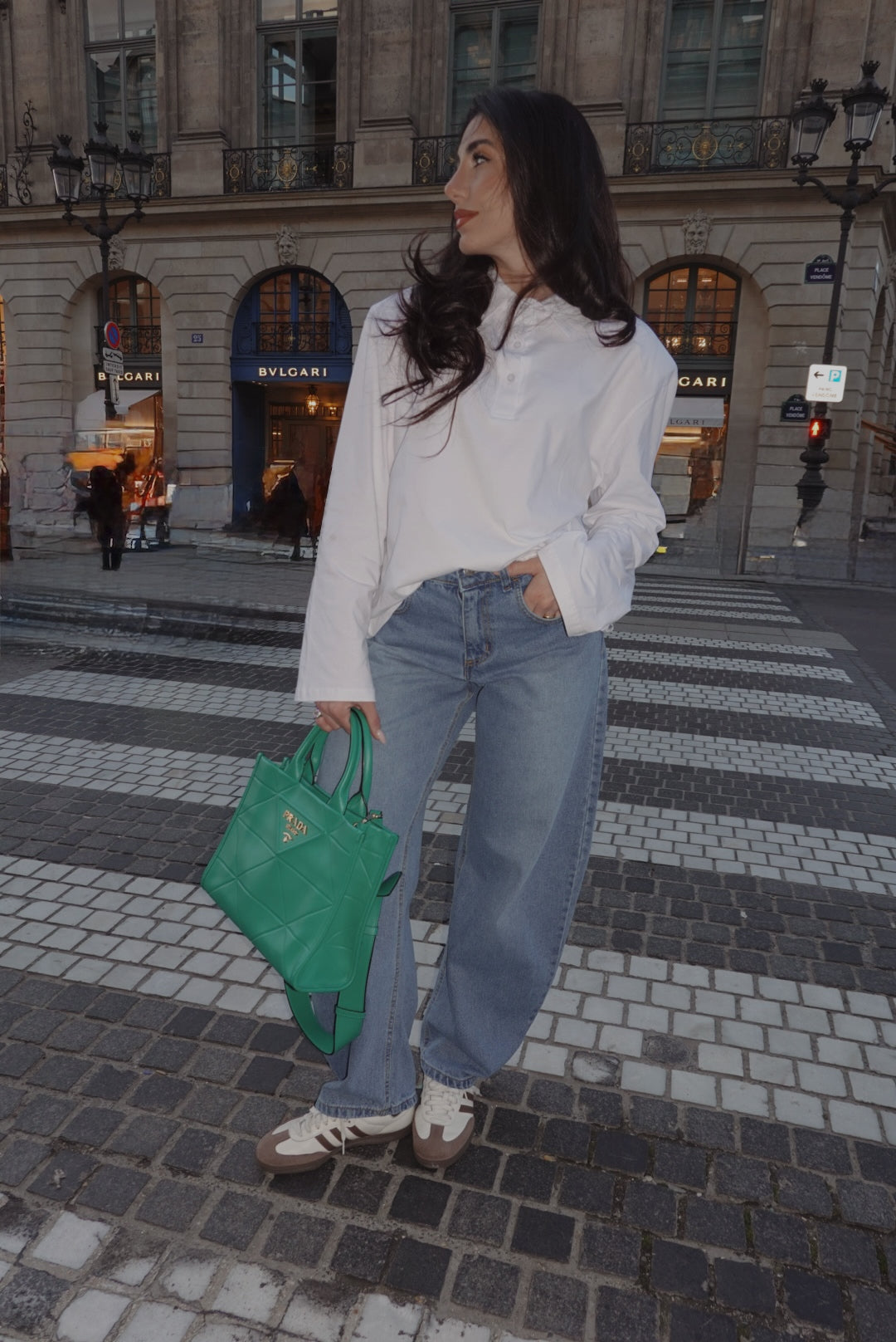 GB085-JEANS SLOUCHY POCKET