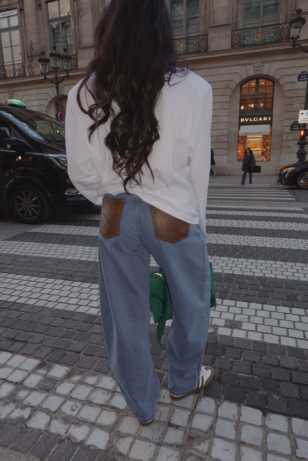 GB085-JEANS SLOUCHY POCKET
