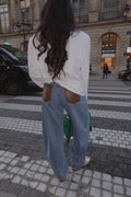 GB085-JEANS SLOUCHY POCKET