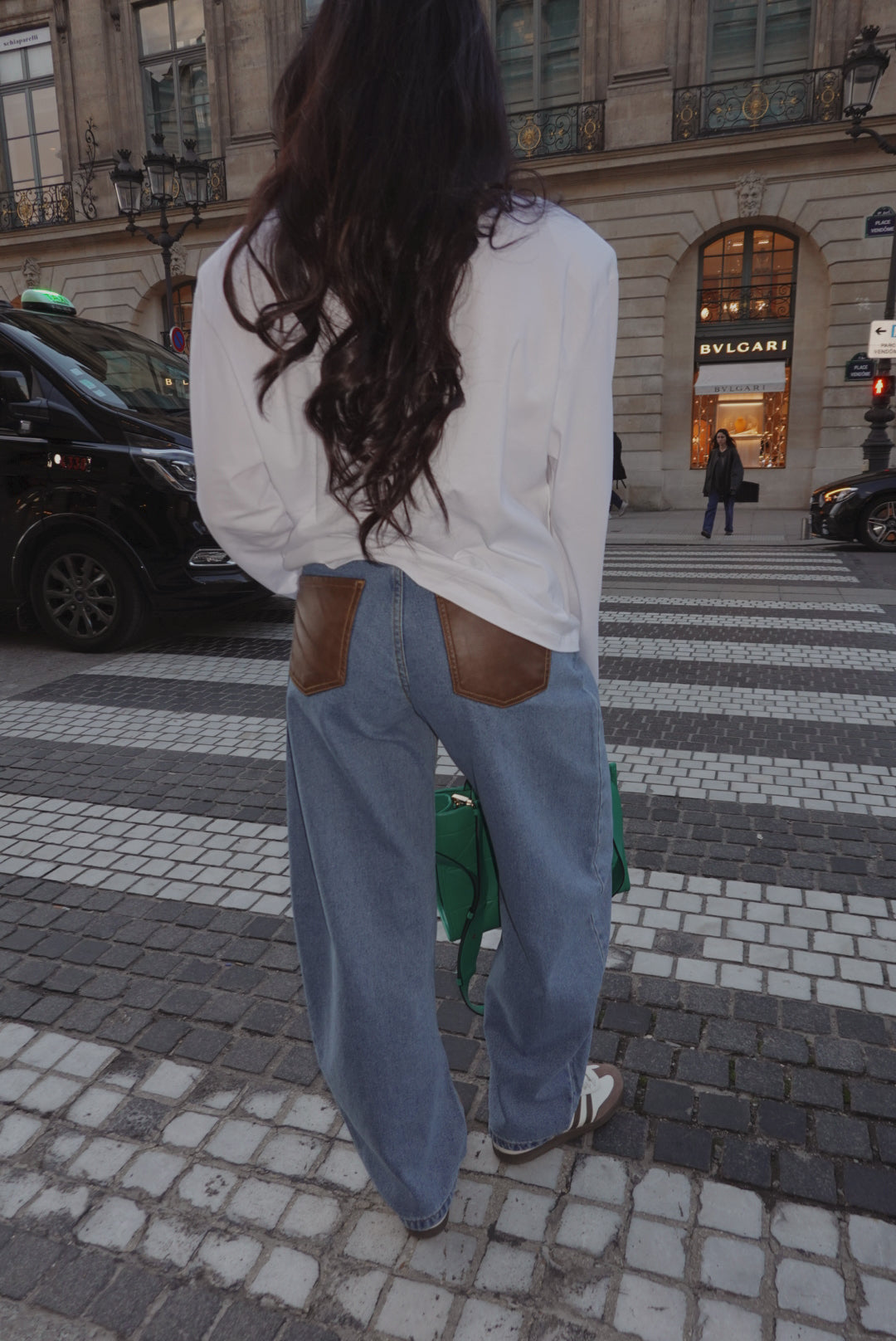 GB085-JEANS SLOUCHY POCKET